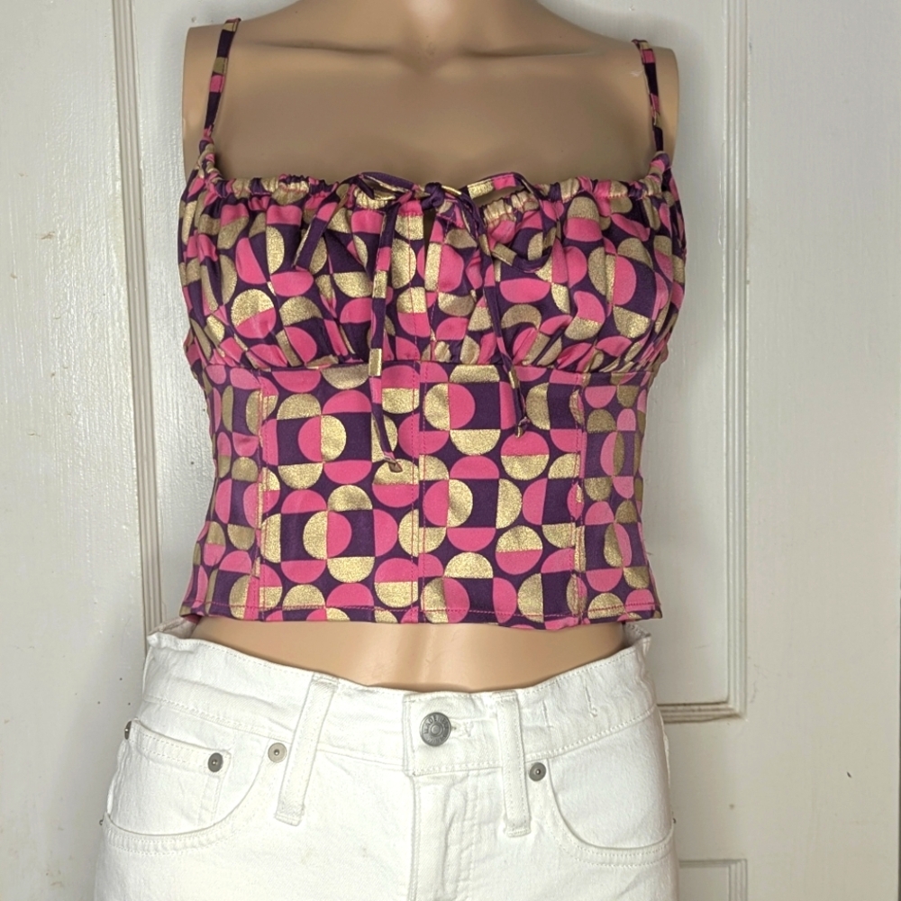 Urban Outfitters "Madison" Ruched Cami Top, Size M